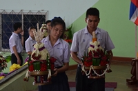พิธีไหว้ครู ประจำปีการศึกษา 2557