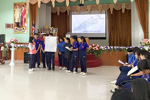 กิจกรรมพัฒนาภาวะผู้นำของคณะกรรมการสภานักเรียน