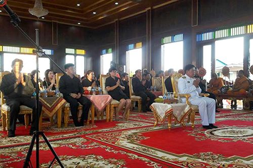 พิธีเจริญพระพุทธมนต์ถวายเป็นพระราชกุศล