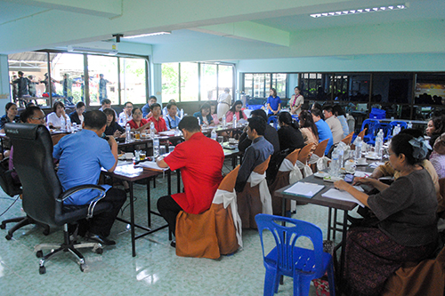 การประชุมเตรียมการแข่งขันศิลปหัตถกรรมนักเรียน