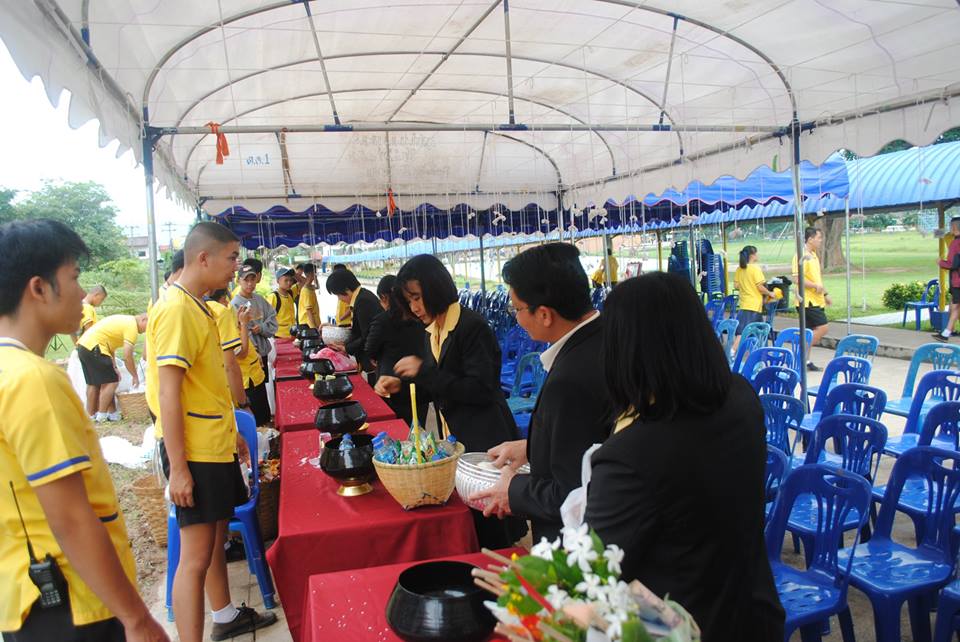 พิธีทําบุญเปิดป้ายอาคารสํานักงาน ศรีดงเจน