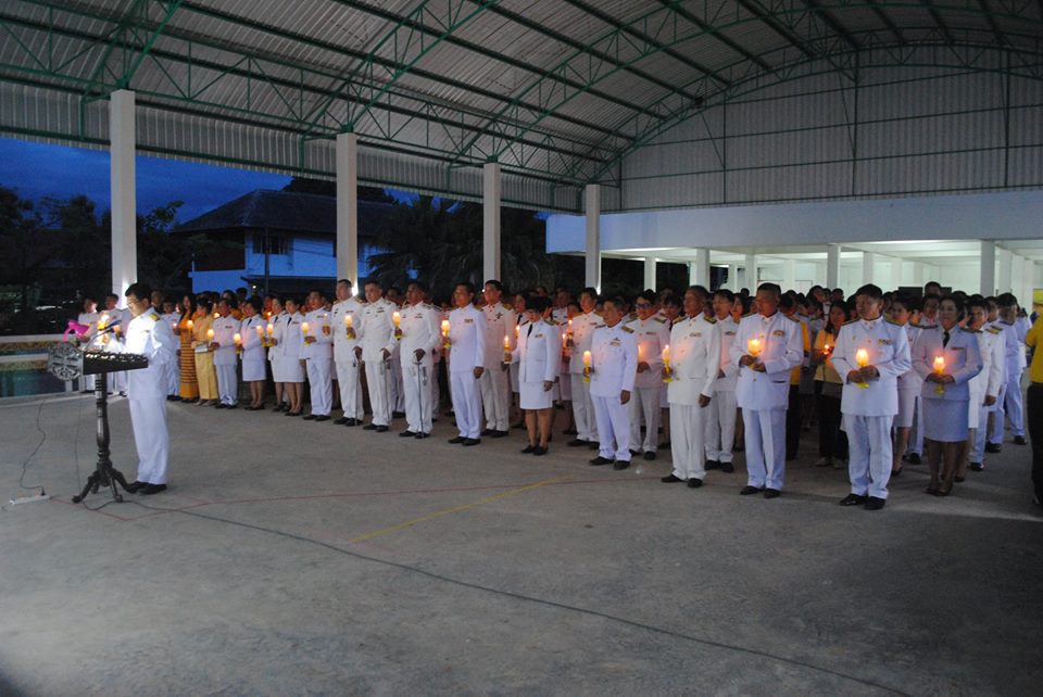 พิธีจุดเทียนชัยถวายพระพระพร เนื่องในโอกาสเฉลิมพระชนมพรรษา 66 พรรษา