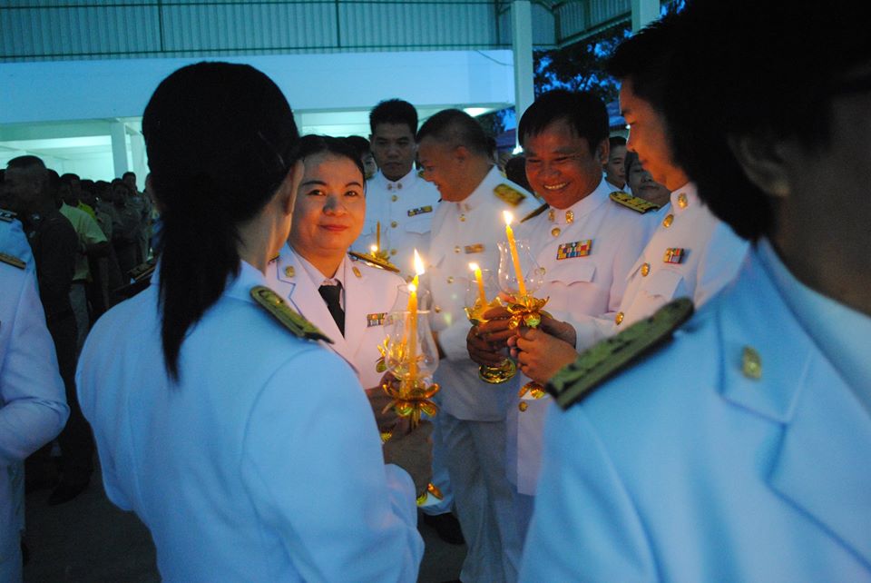 พิธีจุดเทียนชัยถวายพระพระพร เนื่องในโอกาสเฉลิมพระชนมพรรษา 66 พรรษา