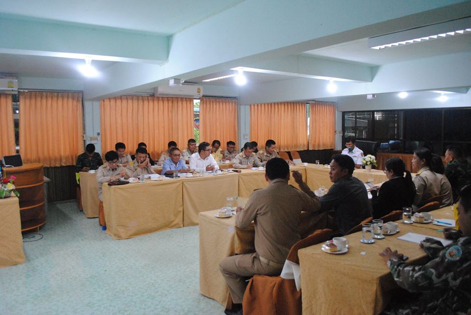 การประชุมส่วนราชการ อำเภอภูกามยาว ประจำเดือนกันยายน 2561