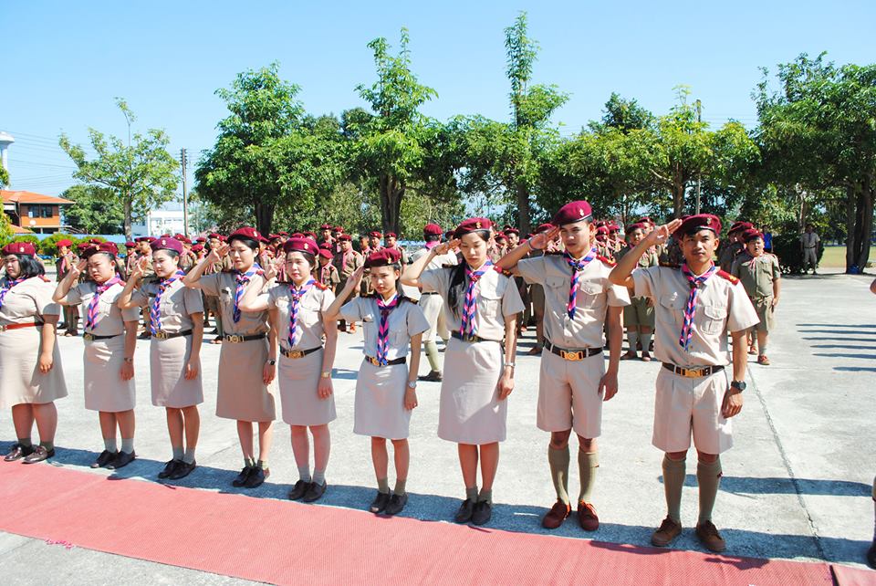 พิธีถวายบังคมพระบรมราชานุสรณ์ รัชกาลที่ 6 ปีการศึกษา 2561