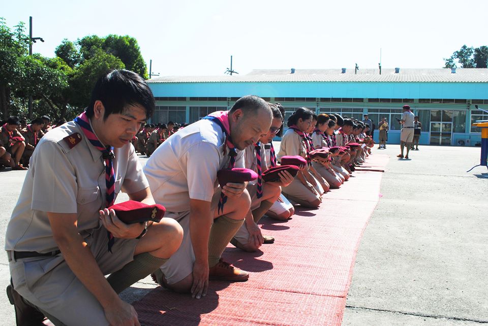 พิธีถวายบังคมพระบรมราชานุสรณ์ รัชกาลที่ 6 ปีการศึกษา 2561