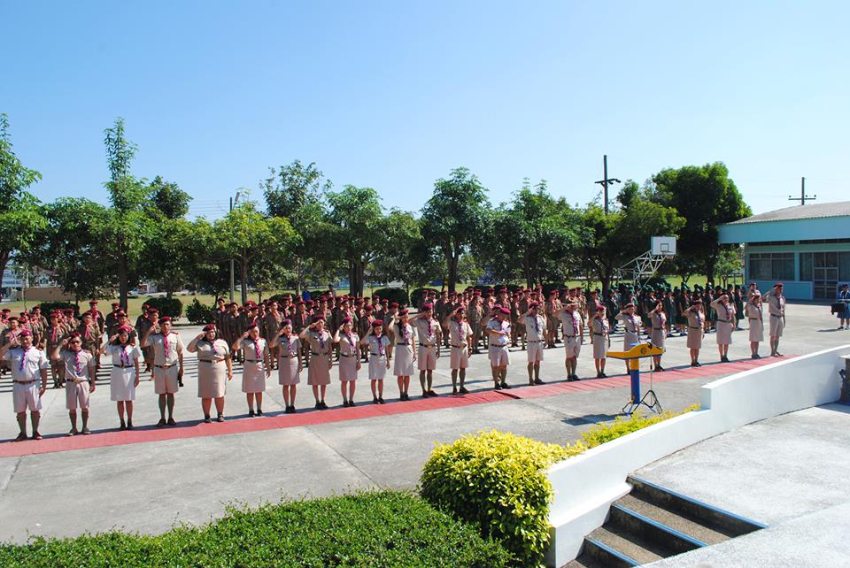 พิธีถวายบังคมพระบรมราชานุสรณ์ รัชกาลที่ 6 ปีการศึกษา 2561
