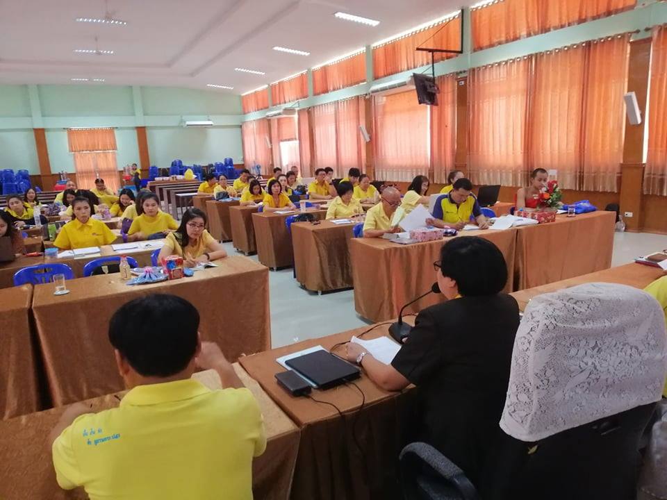 การประชุมประจำเดือนและเปิดภาคเรียน 1​ ปีการศึกษา​ 2562