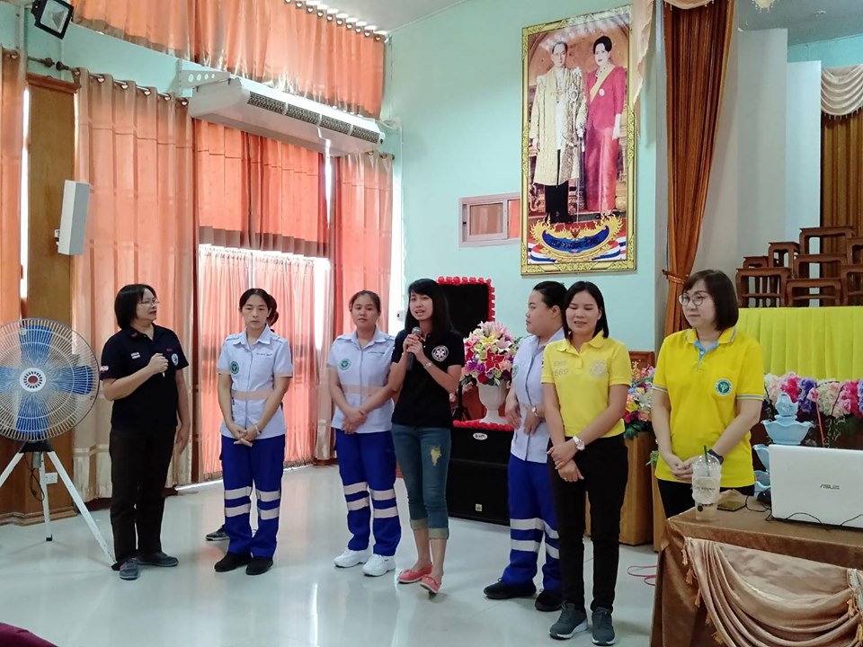 อบรมเชิงปฎิบัติการช่วยฟื้นคืนชีพขั้นพื้นฐานให้ประชาชนสัญจร