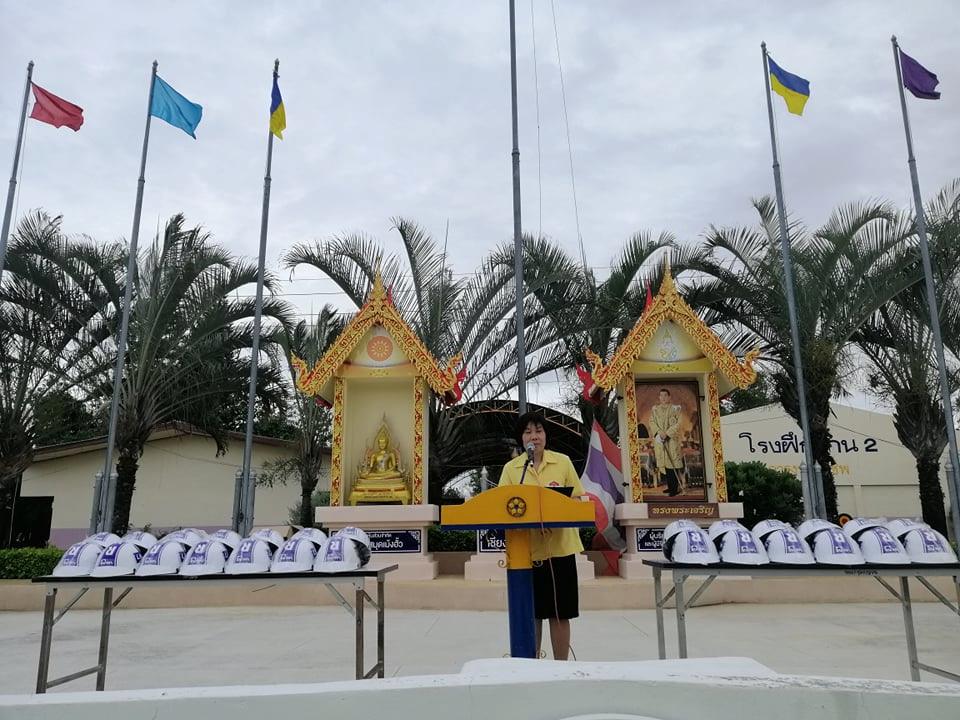 โครงการรณรงค์ขับขี่ปลอดภัยใส่หมวกนิรภัย 100% โดยชมรม RSC