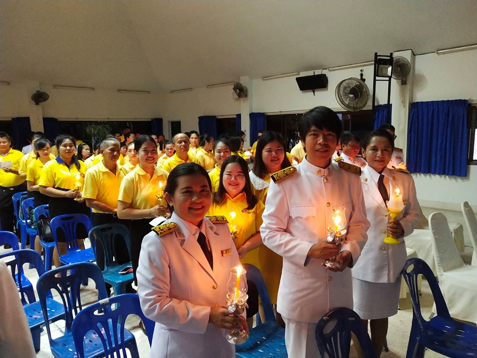 กิจกรรมจุดเทียนชัยถวายพระพรชัยมงคล ปี2562