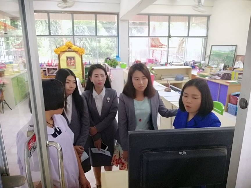 โรงเรียนปางหัดสหศาสตร์ศึกษาดูงานตามโครงการ"พัฒนาห้องสมุด"