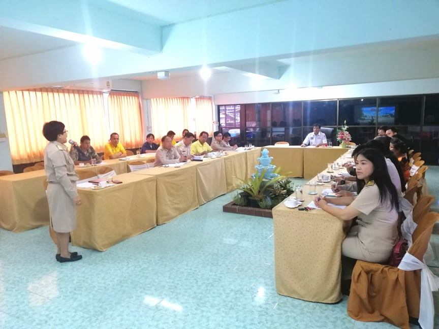 การประชุมประจำเดือนหัวหน้าส่วนราชการ ครั้งที่ 9/2562