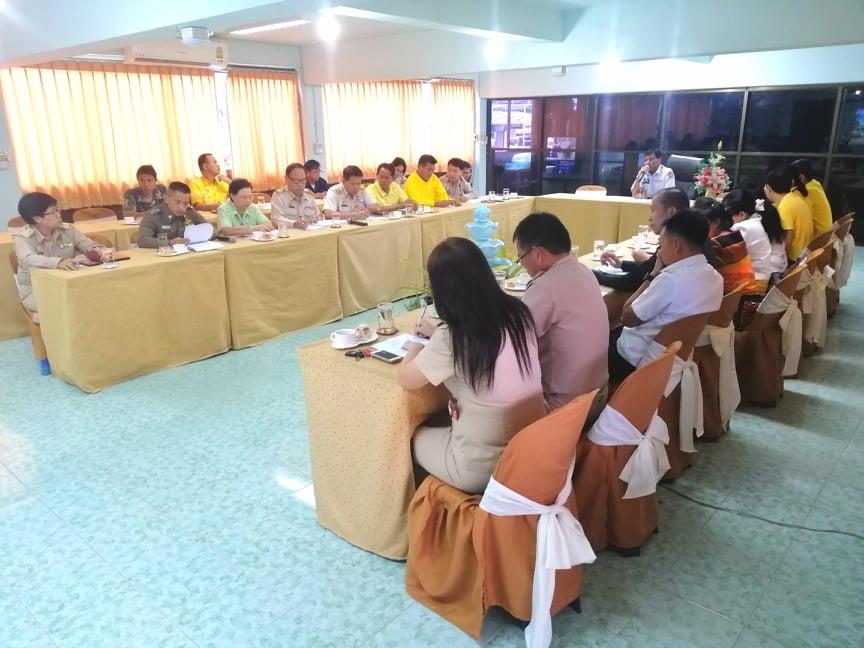 การประชุมประจำเดือนหัวหน้าส่วนราชการ ครั้งที่ 9/2562